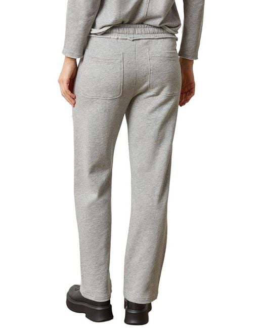 Lilla P Gray Terry Pant