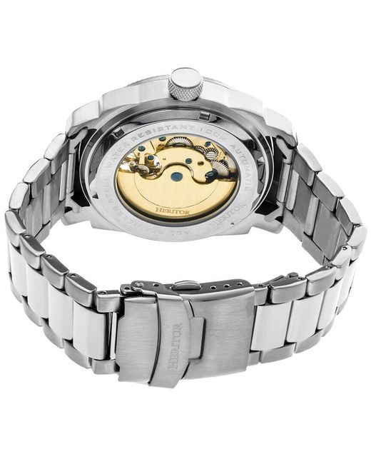 Heritor Gray Helmsley Watch for men