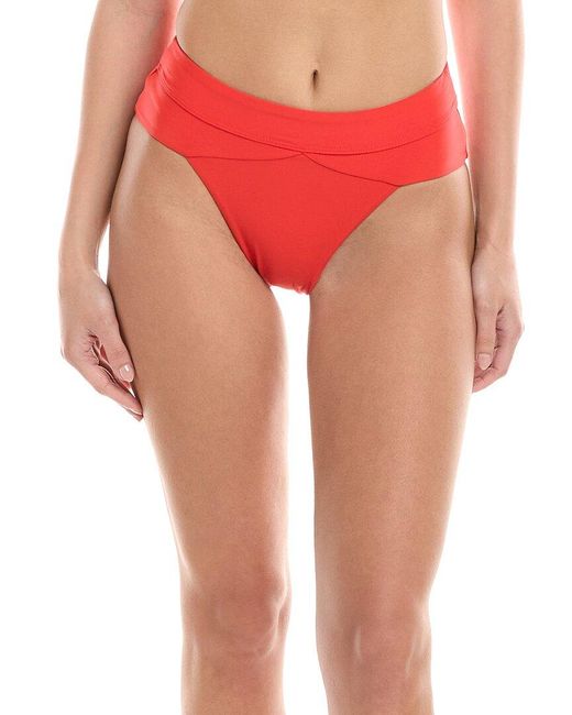 VYB Pink Lyla Seamed High-Waist Bikini Bottom