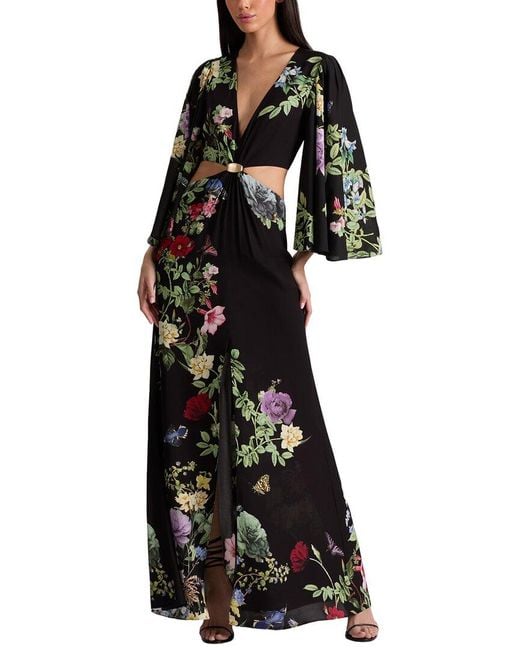 Alice + Olivia Women's Black Alice + Olivia Georgiana Maxi Dress Alice + Olivia Women's Black Alice + Olivia Georgiana Maxi Dress