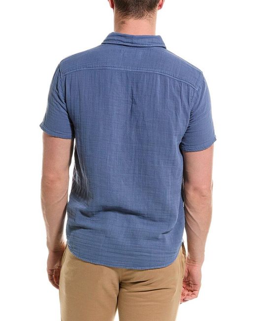 Velvet By Graham & Spencer Blue Christian Shirt for men
