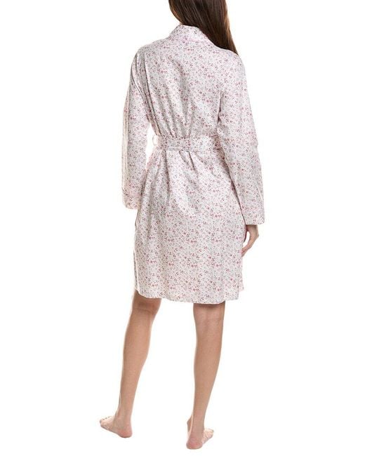 Petite Plume Pink Twill Robe