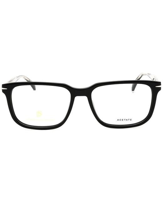 David Beckham Black 56Mm Optical Frames for men