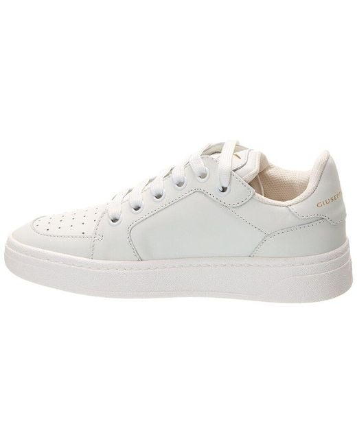 Giuseppe Zanotti White Gz/94 Leather Sneaker