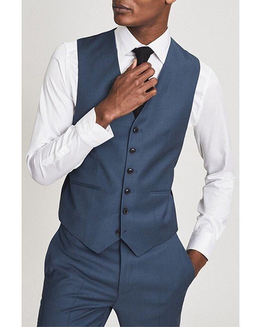 Reiss Blue Extra Vest for men
