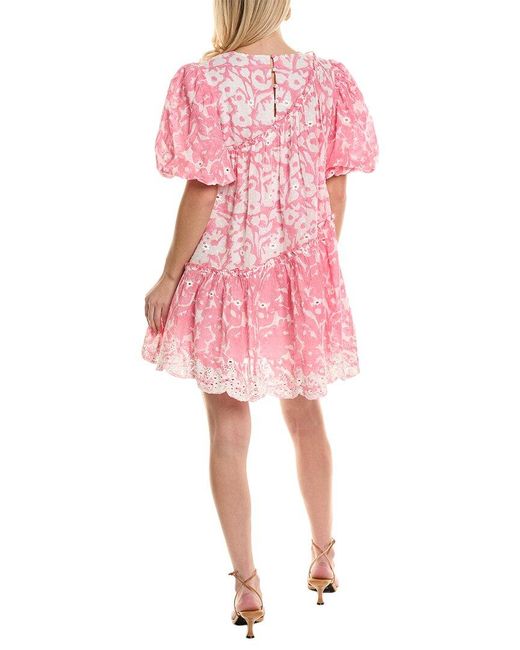 Garrie B Pink Milena Mini Dress