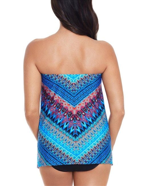 Miraclesuit Blue Casablanca Bandini Tankini Top