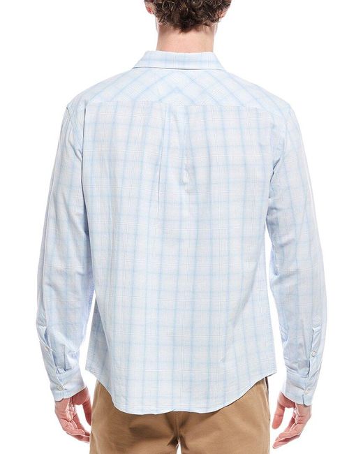 Billy Reid Blue Pickwick Shirt for men