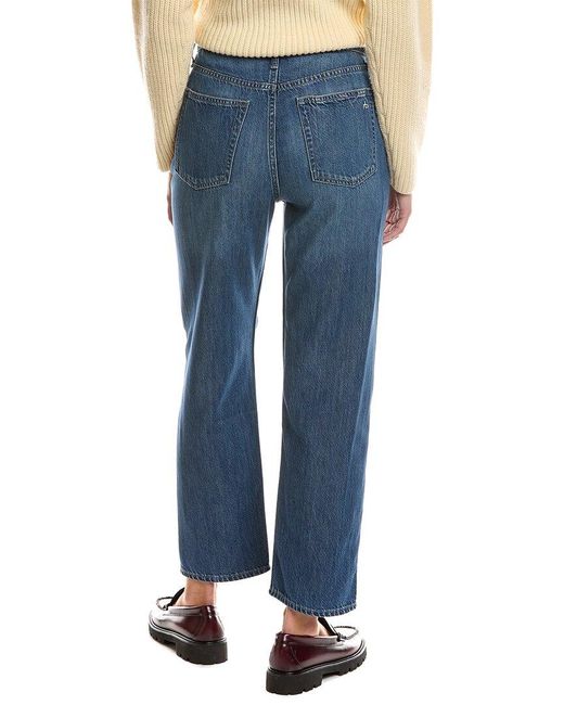 Rag & Bone Blue Hattie Acworth Ankle Jean
