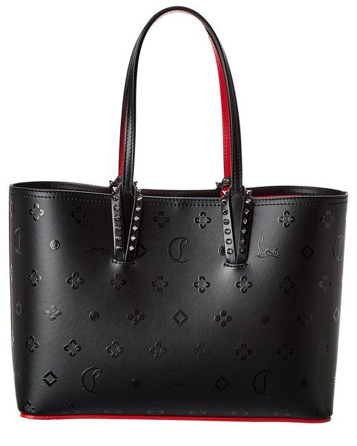 Christian Louboutin Black Cabata Small Leather Tote