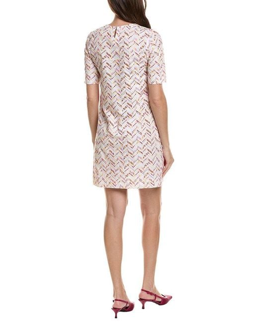 Missoni White Eyelet Shift Dress