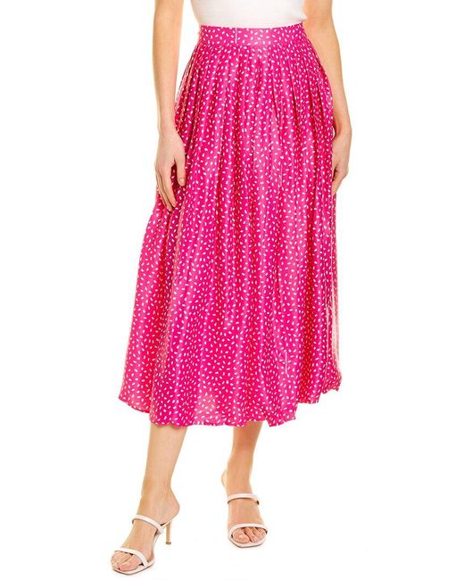 Off-White c/o Virgil Abloh Pink Pleated Oversized Pant