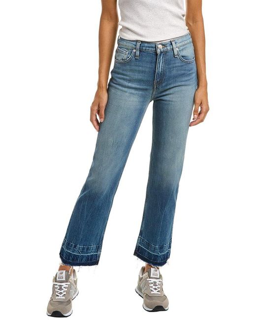 Hudson Blue Remi Moon High-rise Straight Ankle Jean