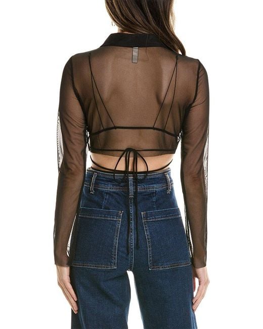 Bec & Bridge Black Bec & Bridge Blossom Top