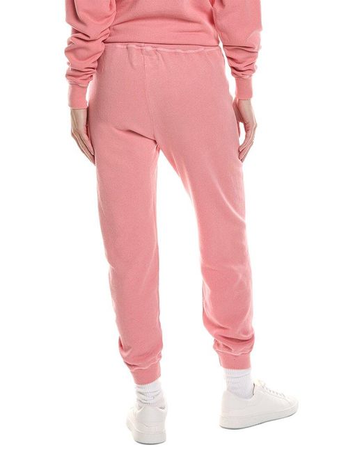 The Great Pink Cropped Sweatpant