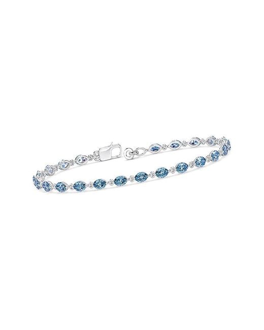 Lab Grown Diamonds White 14K 3.22 Ct. Tw. Lab-Grown Diamond Tennis Bracelet
