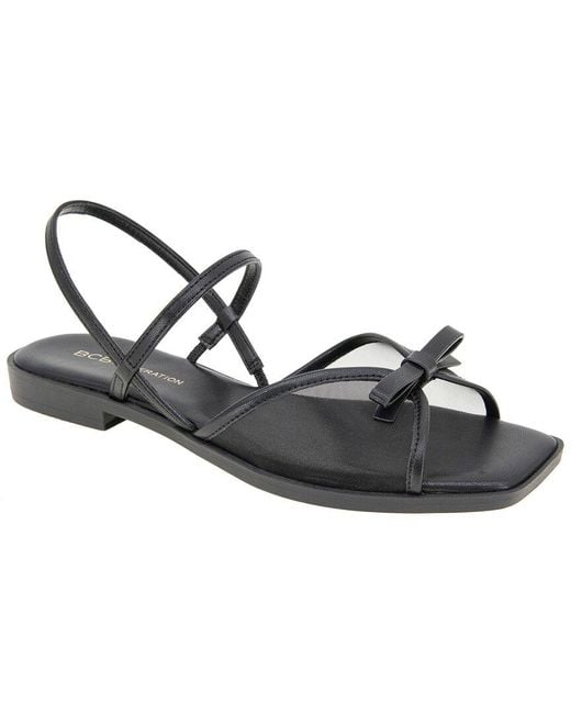 BCBGeneration Black Lacey Sandal