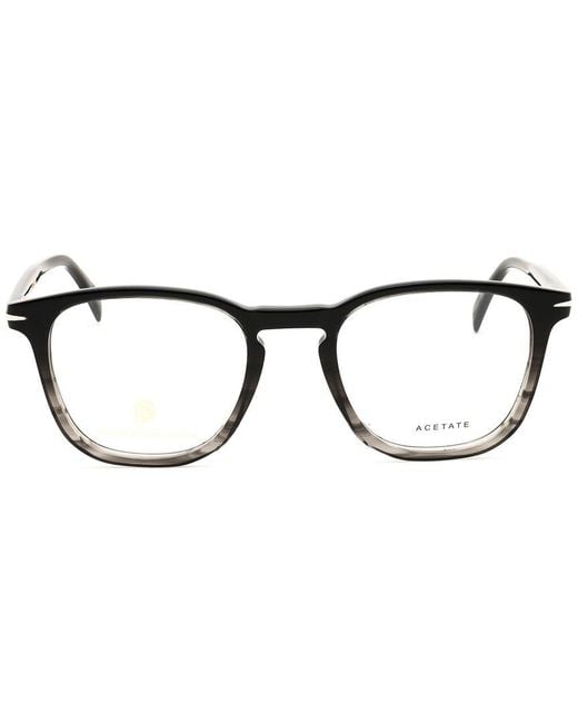 David Beckham Black 49Mm Optical Frames for men