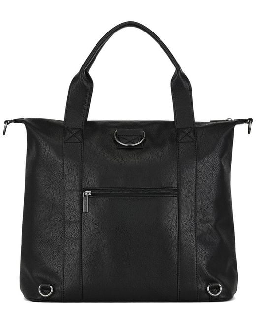 Bugatti Black Palermo Backpack & Tote