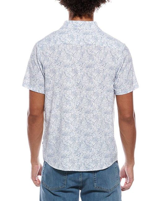 Vintage Summer White Performance Perforated Shirt for men