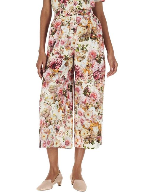 Adam Lippes Pink Culotte Pant