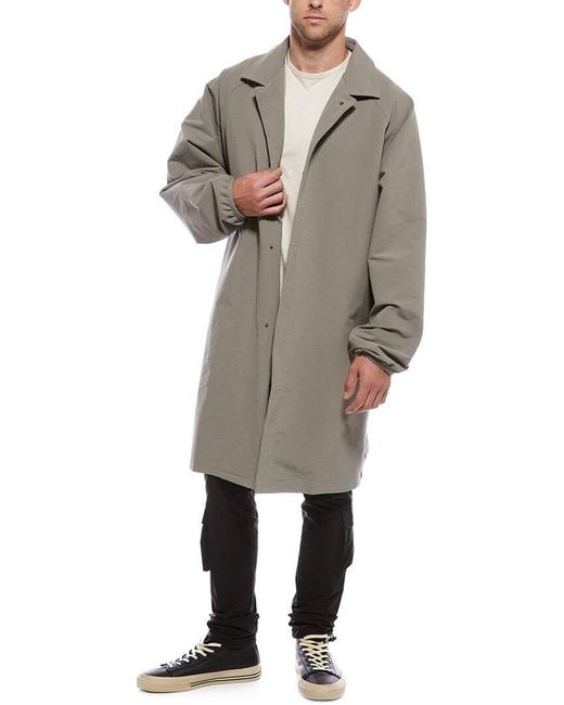 Fear Of God Car Coat in Grey for Men | Lyst UK