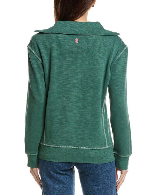 Tommy Bahama Green Tobago Bay 1/2-Zip Pullover