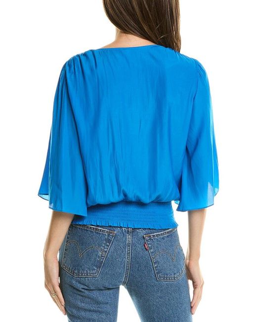 Ramy Brook Blue Elexa Top