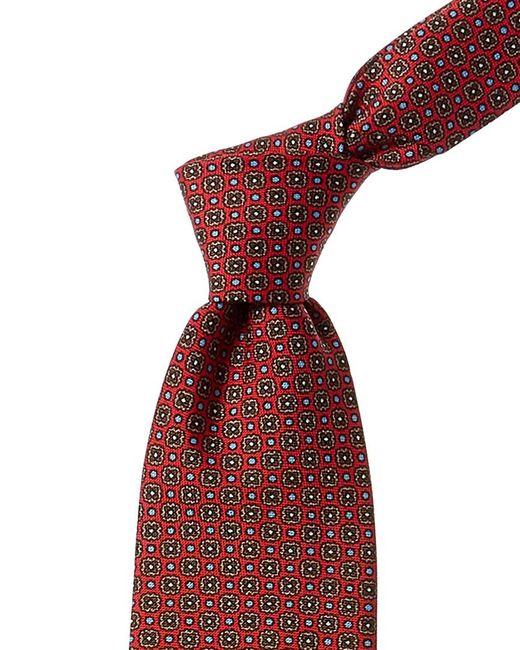 Eton Silk Tie in Red for Men | Lyst Canada