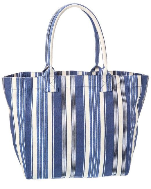 Isabel Marant Blue Yenky Small Canvas Tote
