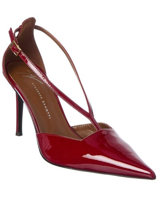 Giuseppe Zanotti Red Raquel 85 Patent Pump