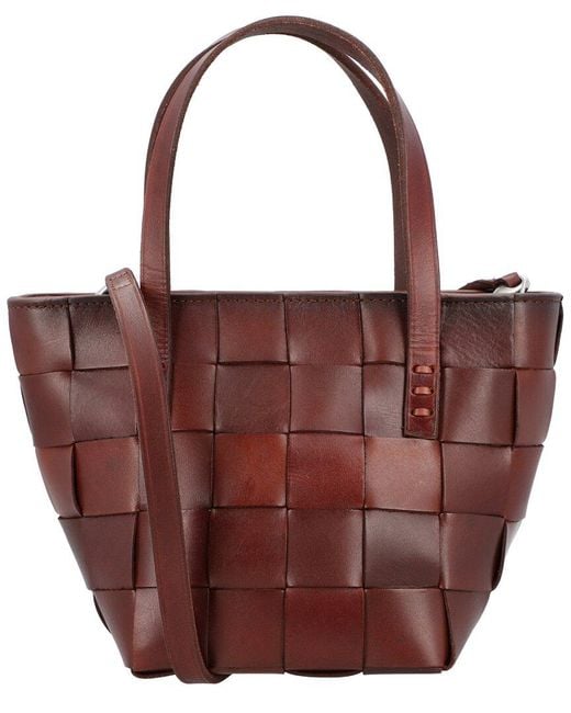 Dragon Diffusion Red Japan Mini Leather Shoulder Bag