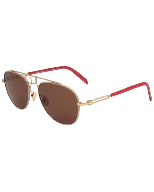 Calvin Klein Brown Unisex Cknyc1811s 54mm Sunglasses for men