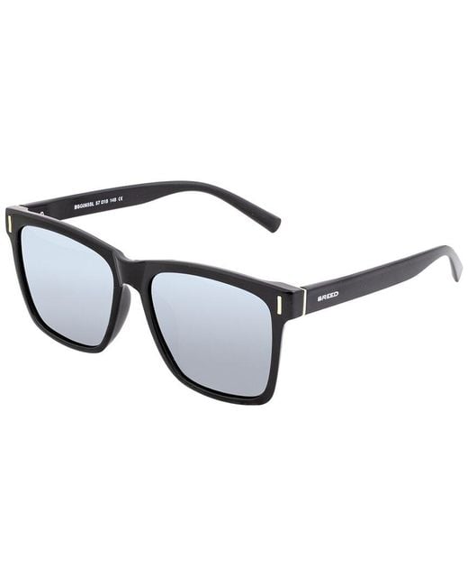 Breed Black Pictor 57mm Polarized Sunglasses for men