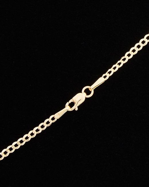 Italian Gold Black 14k Cuban Miami Link Necklace