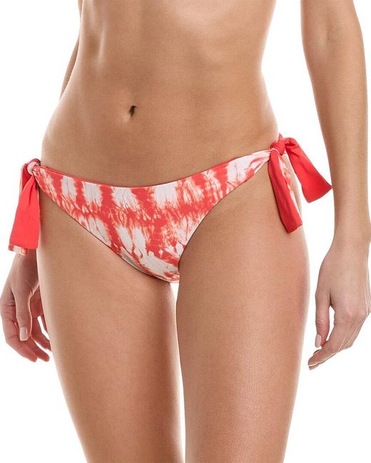 Coco Reef Red Reversible Side Tie Bikini Bottom