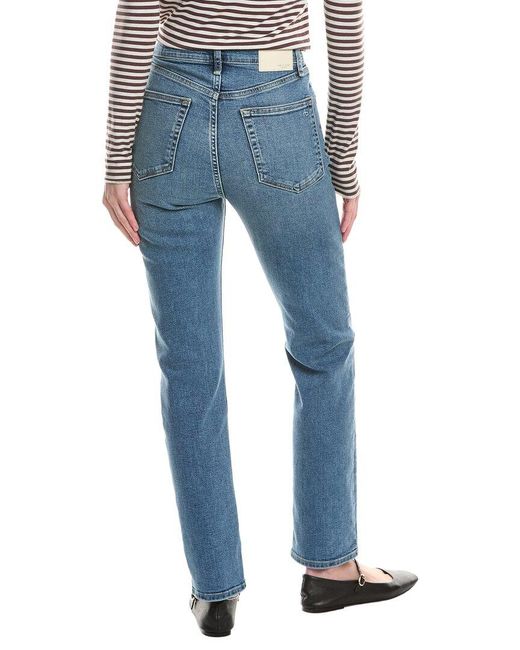 Rag & Bone Blue Flexi Wren Mack Slim Jean
