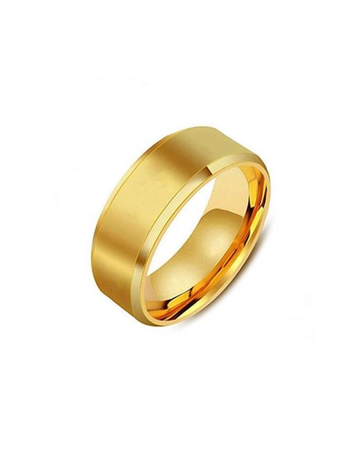 Stephen Oliver Metallic 18k Plated Ring for men