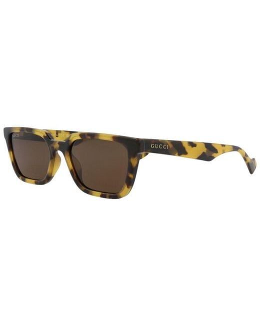 Gucci Brown Gg1539S 55Mm Sunglasses for men