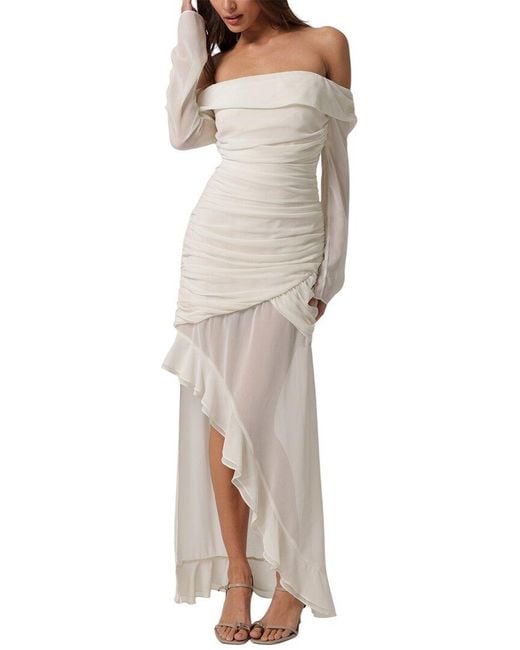 Line & Dot White Owens Dress
