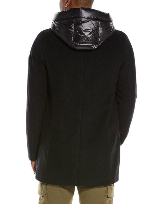 Rudsak Black Wool-blend Coat for men