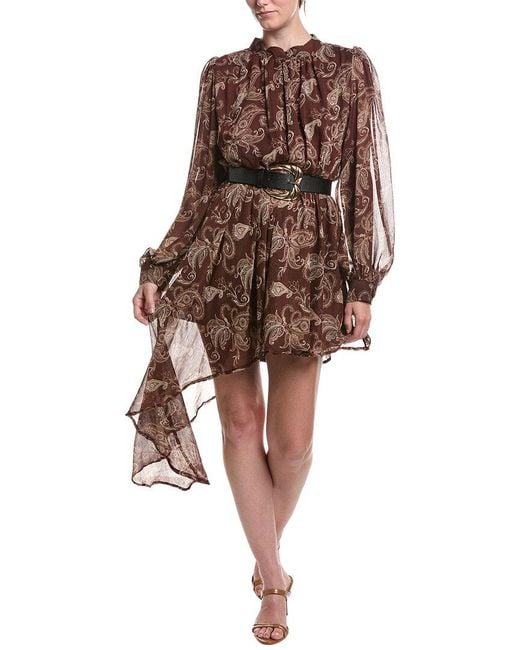 Moonsea Brown Midi Dress