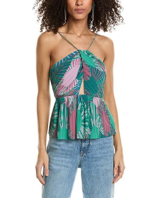 Ba&sh Blue Blouse