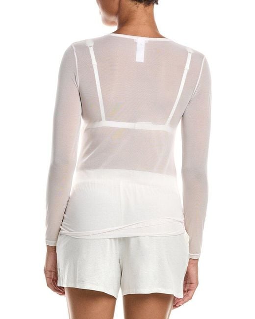 Hanro White Mesh Shirt