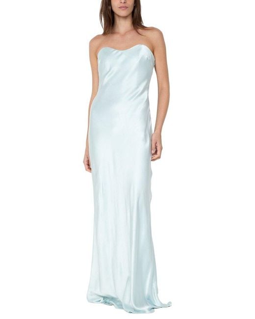 Bec & Bridge Blue Cinder Maxi Dress