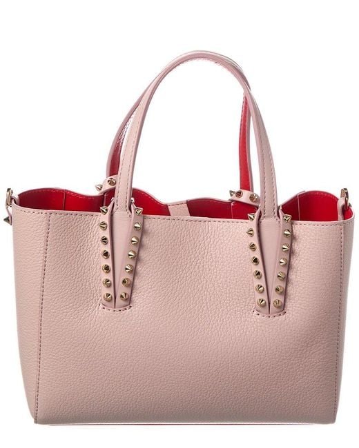 Christian Louboutin Pink Cabata Small Leather Tote