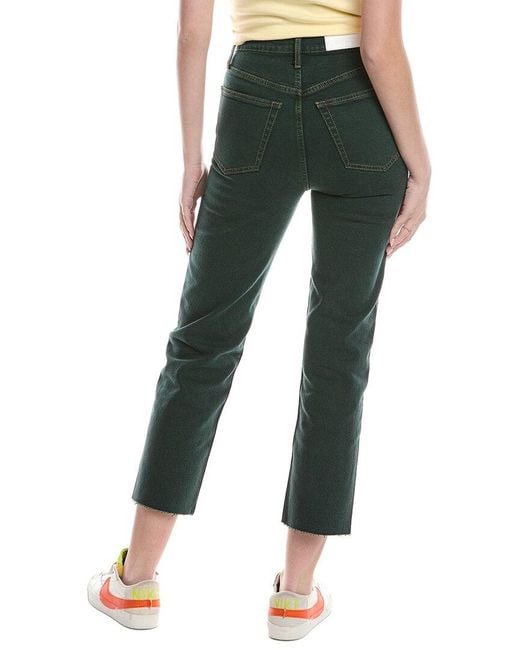 Re/done Green Re/Done 70S Ultra High-Rise Washeve Stovepipe Jean