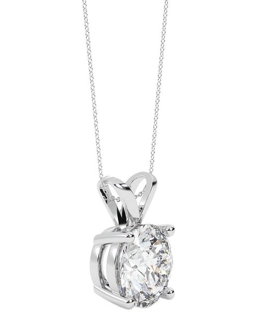 Lab Grown Diamonds White 14k 2.00 Ct. Tw. Lab-grown Diamond Necklace