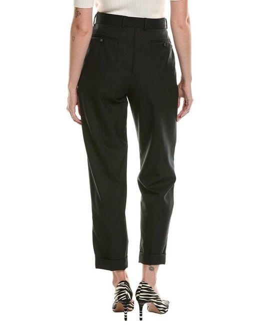Officine Generale Black Officine Generale Pierre Wool Pant