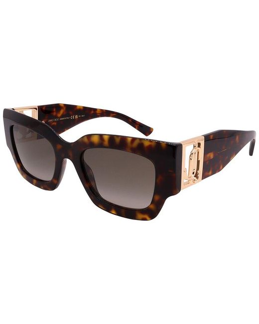 Jimmy Choo Brown Nena/s 51mm Sunglasses